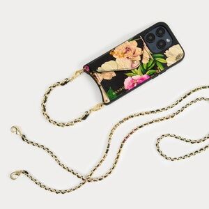 ISO- Bandolier
Lily Leather Crossbody - Ceci Black Floral/Gold